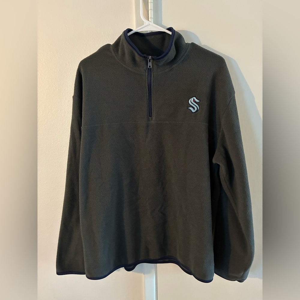 NHL Kraken Zip-Up Sweater